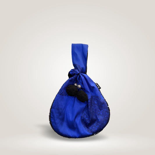 Blue Asimetric Bag by NES