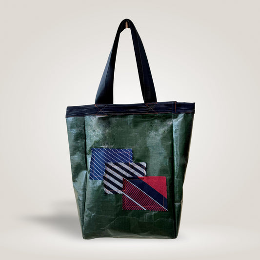 Tote Bag Navy Green by Okainku