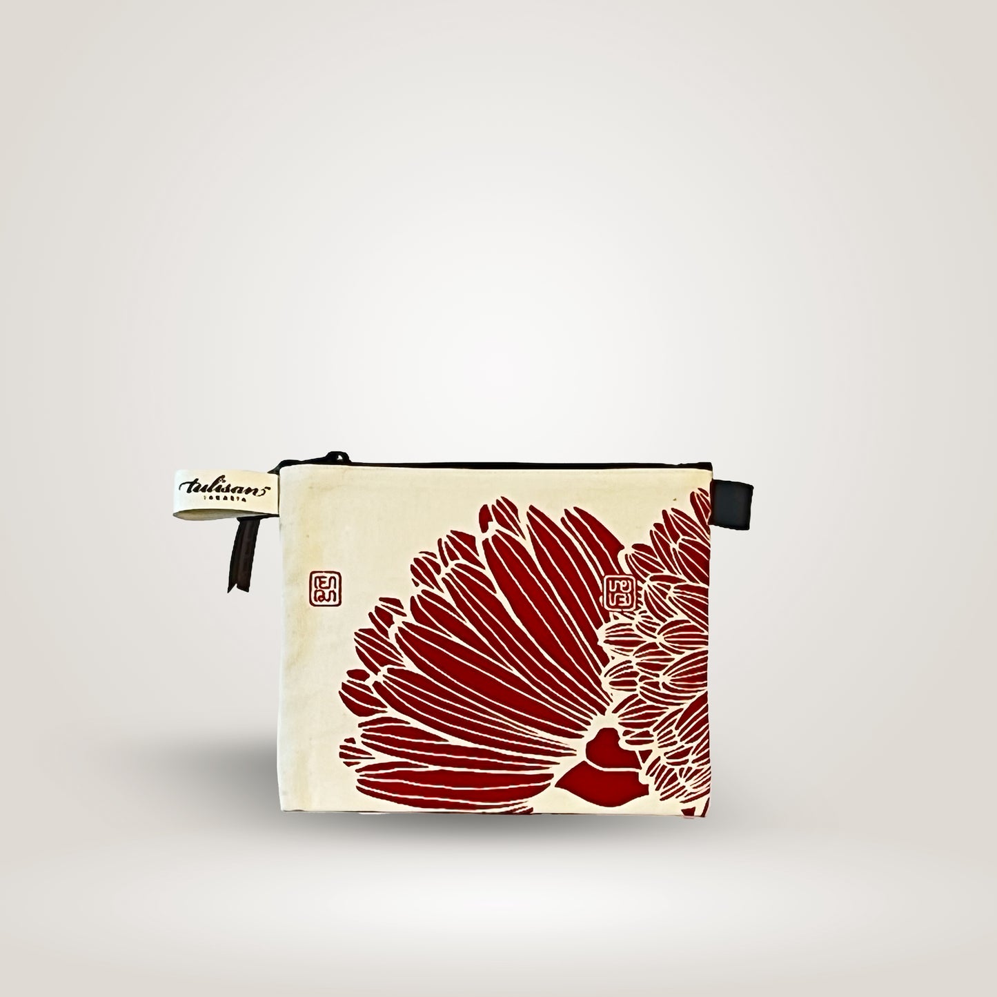 Small Pouch "Red Rumor" by Tulisan