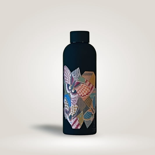 Vacuum Insulated Batik Black Bottle by YBI (Yayasan Batik Indonesia)